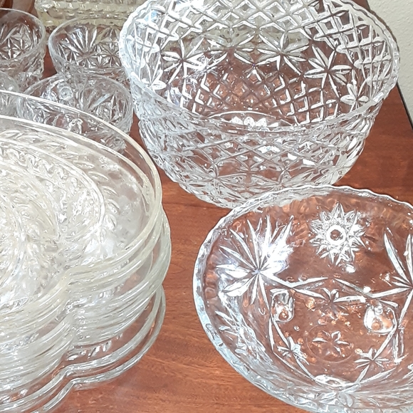 Crystal glass set - Picture 5 of 8